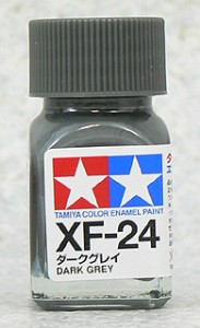 TAMIYA 琺瑯系油性漆 10ml 暗灰色 XF-24